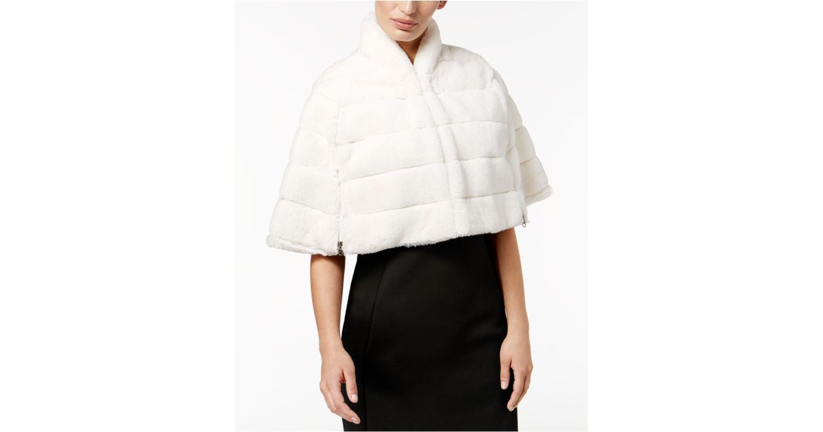 Betsey johnson hotsell fur cape