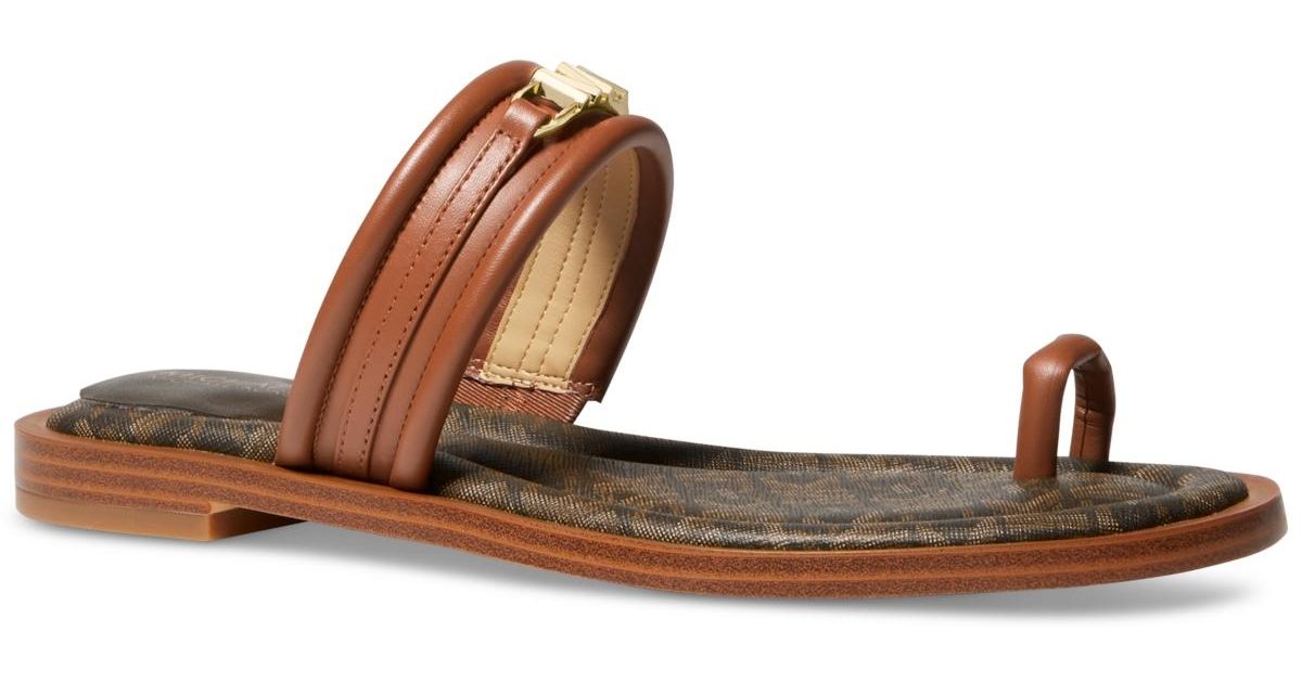 Amazon.com | Michael Kors Clara Sandals Black 5.5 M | Heeled Sandals
