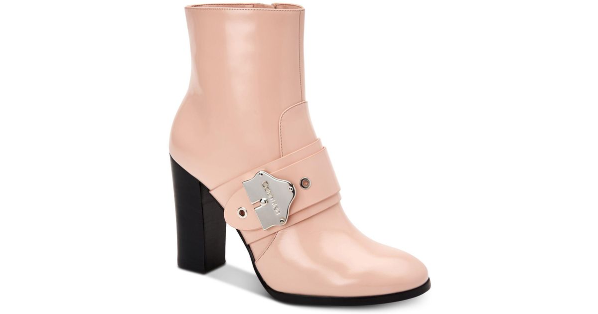 calvin klein pink boots