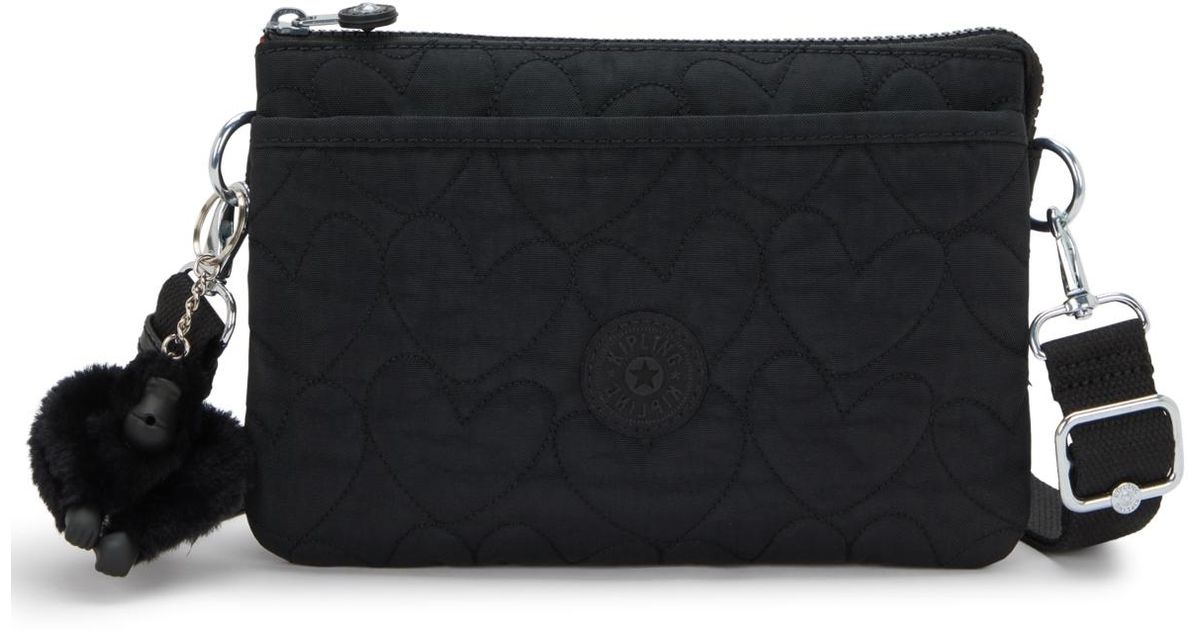 Kipling Riri Mini Crossbody Bag in Black | Lyst