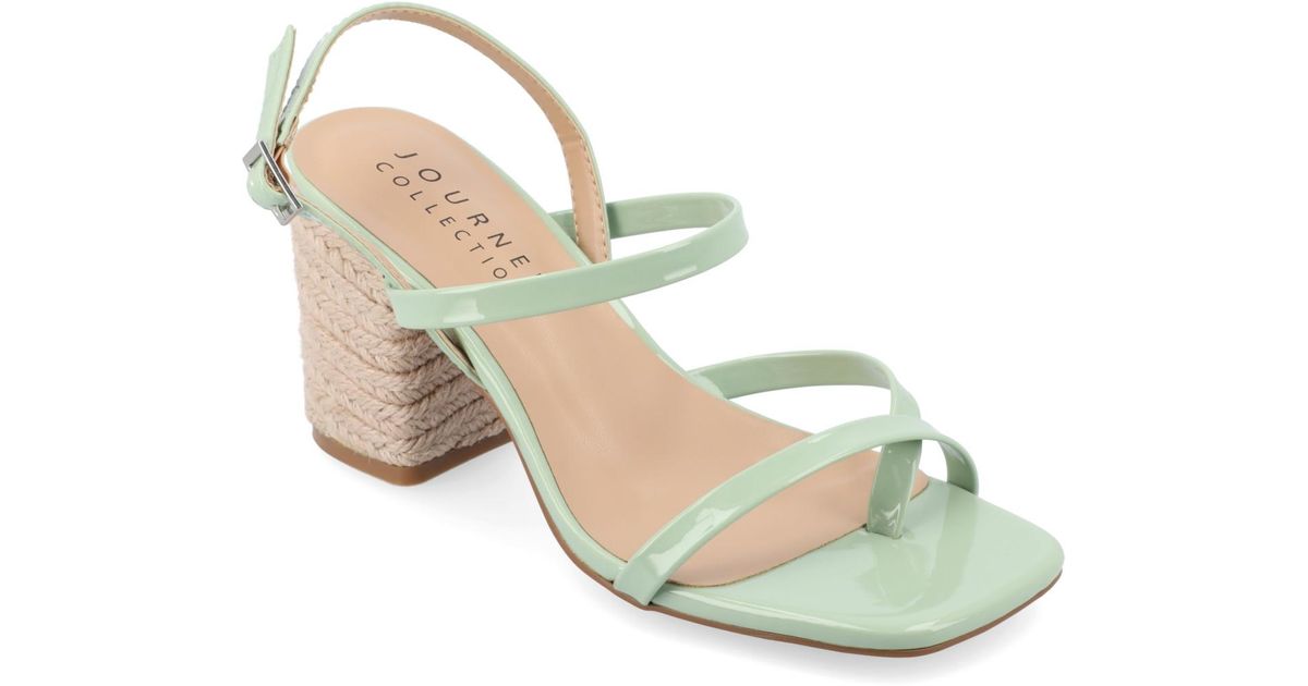 Espadrille block heel clearance