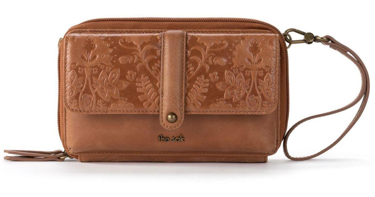 The Sak Sequoia Leather Smartphone Convertible Crossbody Wallet in