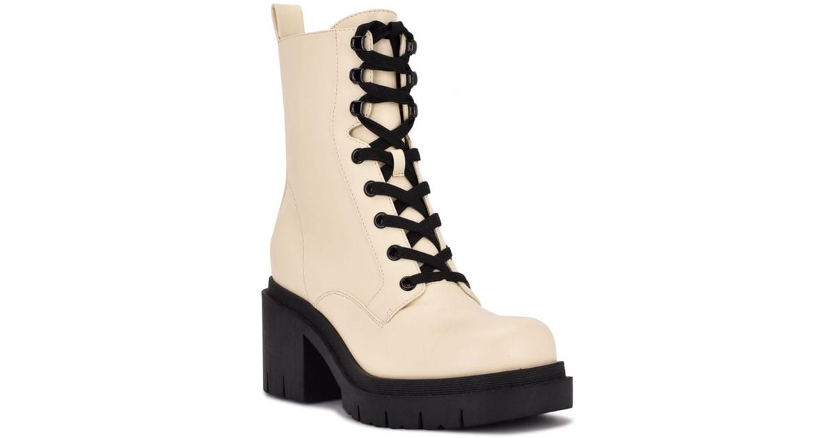 nine west querida platform booties