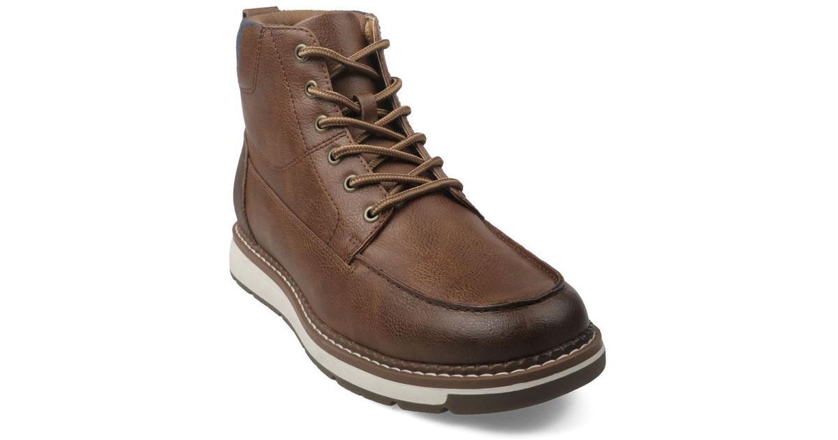 Club Room Felixx Lace Up Boots in Brown for Men | Lyst display picture 2