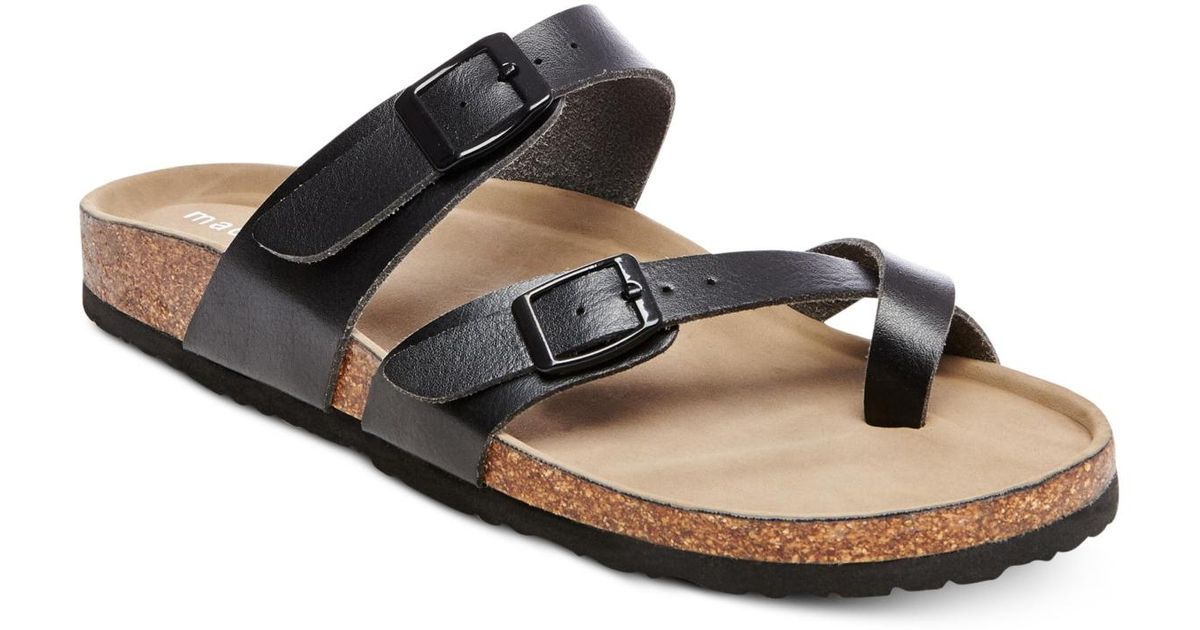 Madden Girl Bryceee Footbed Sandals in Brown Lyst
