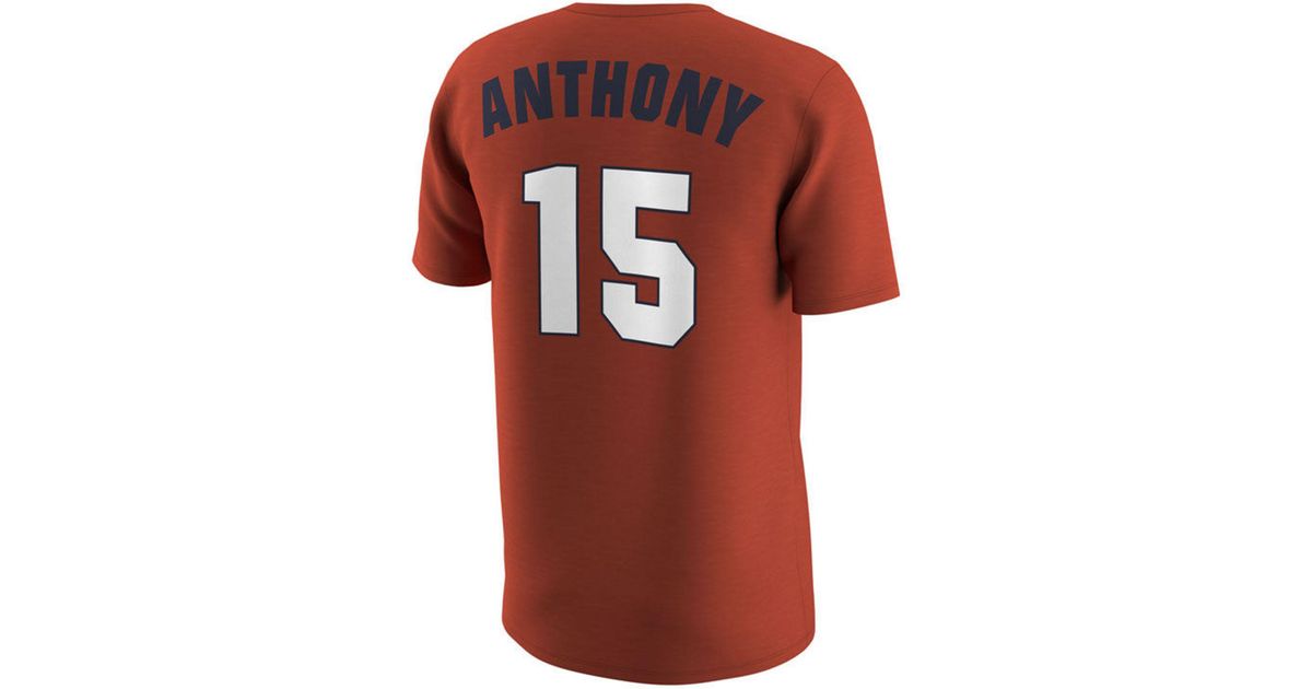 orange carmelo anthony jersey