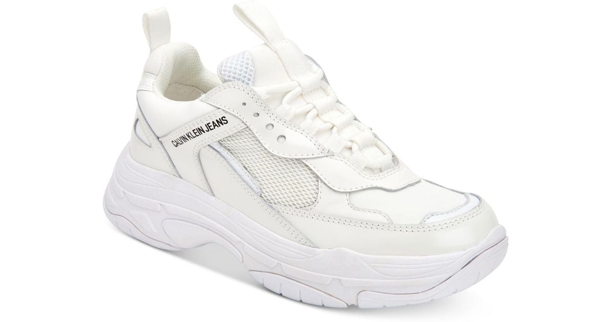 calvin klein sneakers womens white