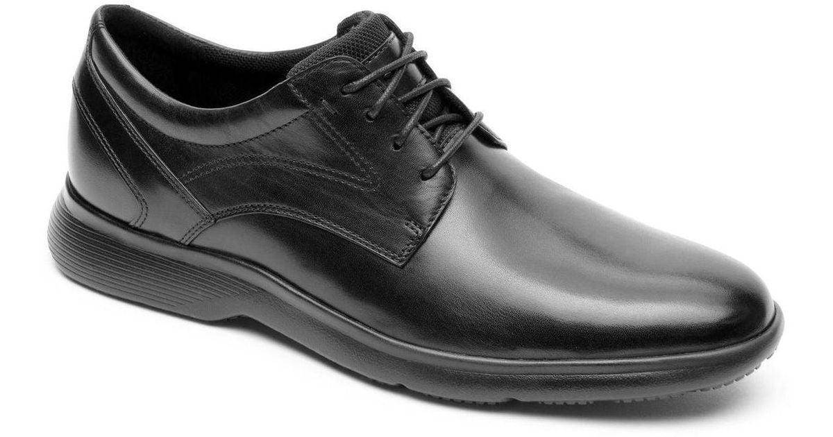 Rockport Truflex Dressports Plain Toe Shoes in Black for Men Lyst