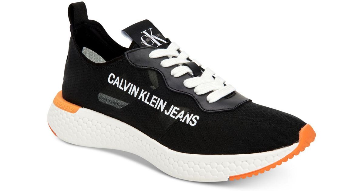 calvin klein jeans nylon trainers