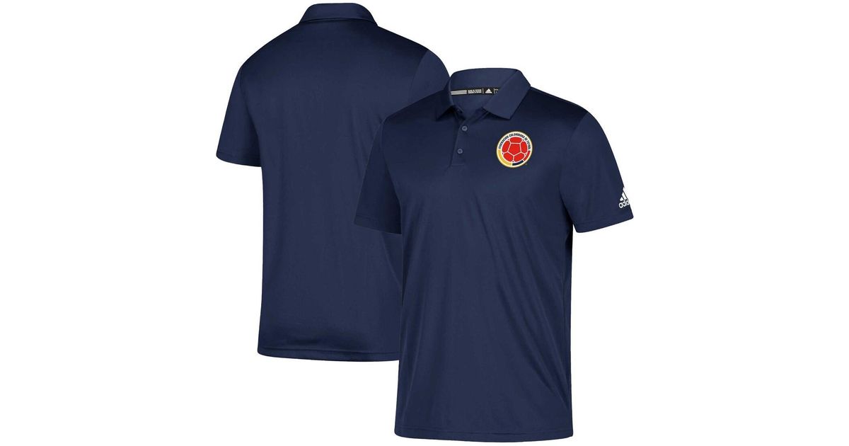 adidas Colombia National Team Grind Climalite Polo in Blue for Men Lyst
