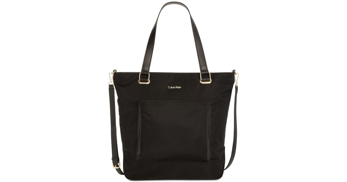 calvin klein nylon tote bag