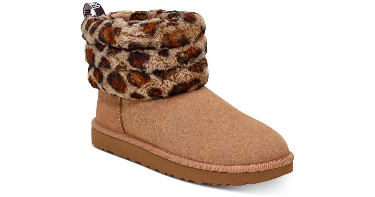 ugg leopard rain boots