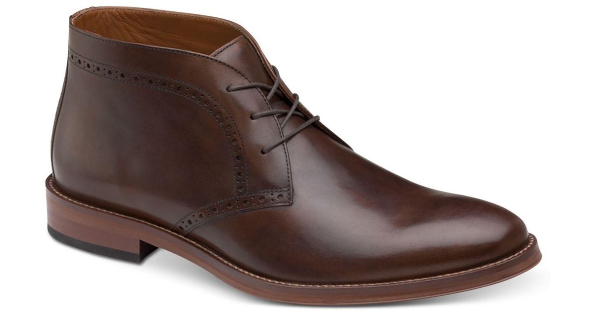 Johnston & Murphy Sutton Chukka Boots in Brown for Men Lyst