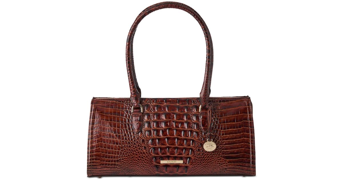 Brahmin Sophia Large Melbourne Satchel Bag in Brown | Lyst