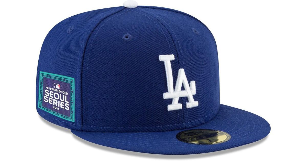 la dodgers mlb jersey front blue 59fifty cap