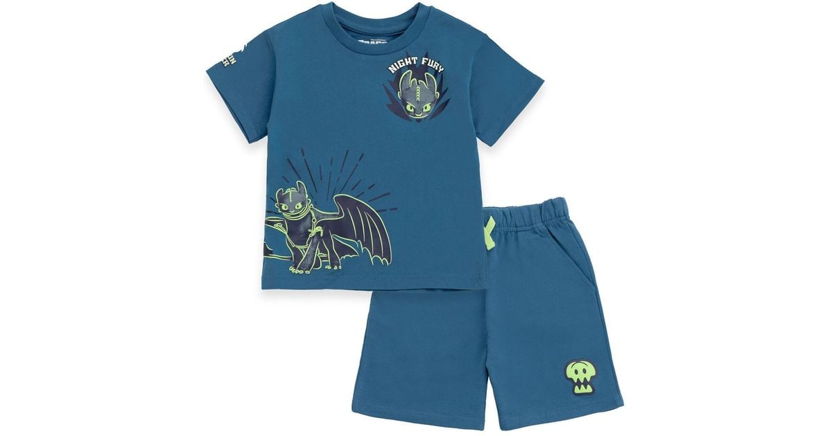 Toothness Dragon How To Train Your Dragon Toddler Boys Dreamworks Toothless T-shirt And ...