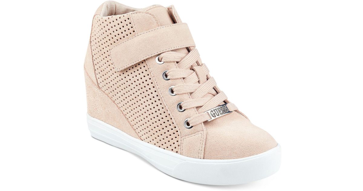 guess blush sneakers