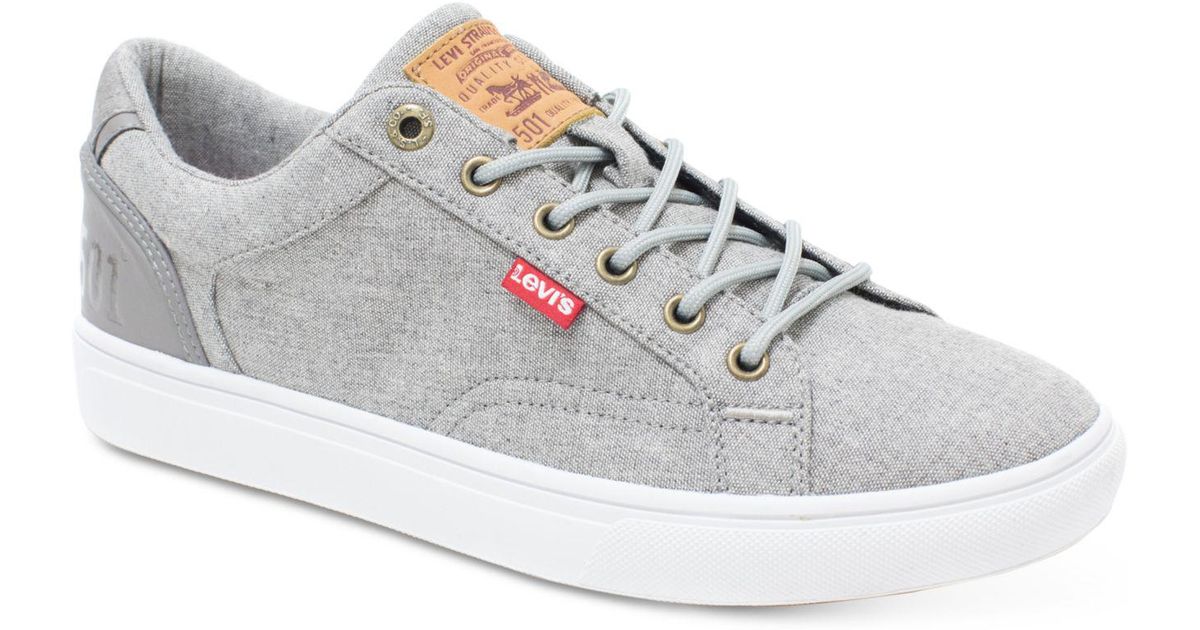 Levi's Jeffrey 501 Sb Low-top Sneakers in Grey (Gray) for Men - Lyst
