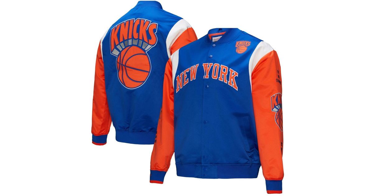 Casquette Snapback Mitchell & Ness New York Knicks - Style Two Tone Red Line Solid Flex - Bleu