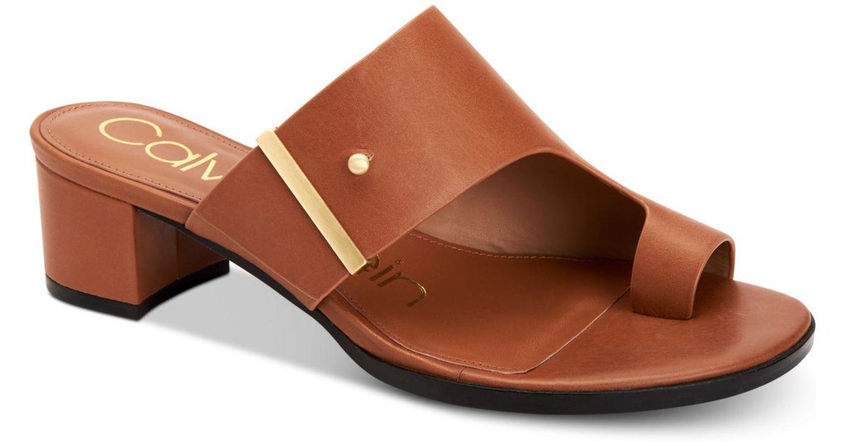 calvin klein daniela sandals