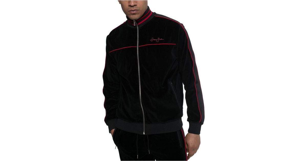 sean john velour track pants