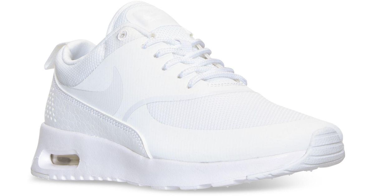 nike air max thea white mono