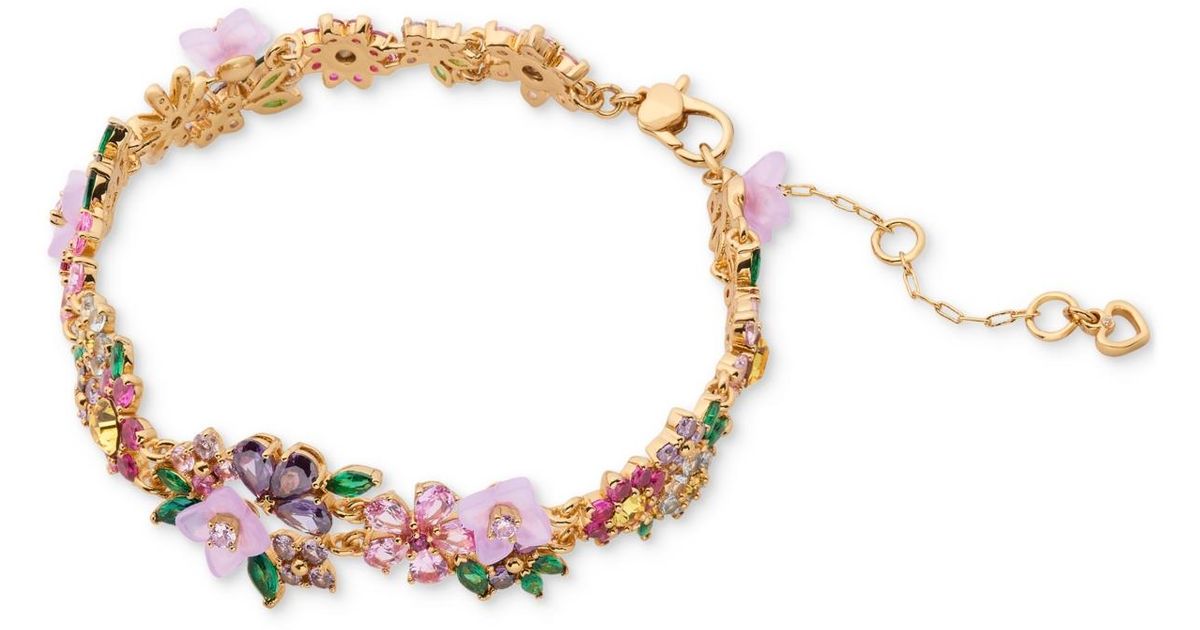 Kate Spade Gold-tone Stone & Cubic Zirconia Bursting Blooms