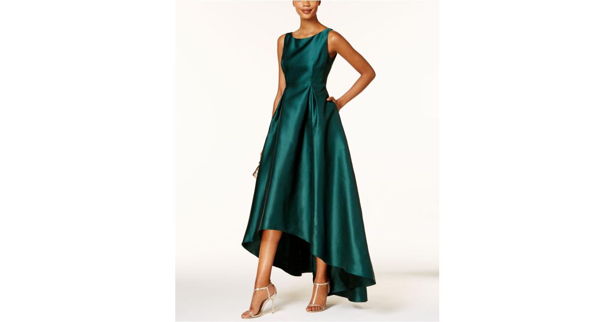 adrianna papell high low gown