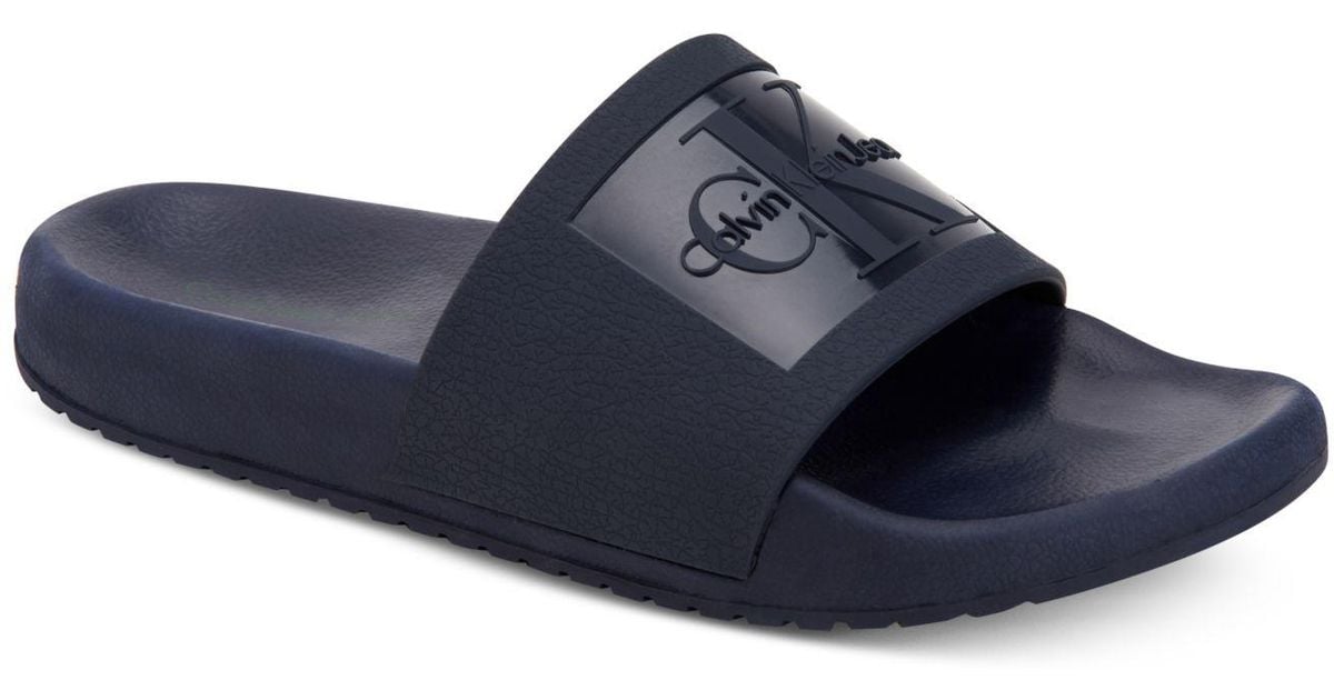 calvin klein pool slides