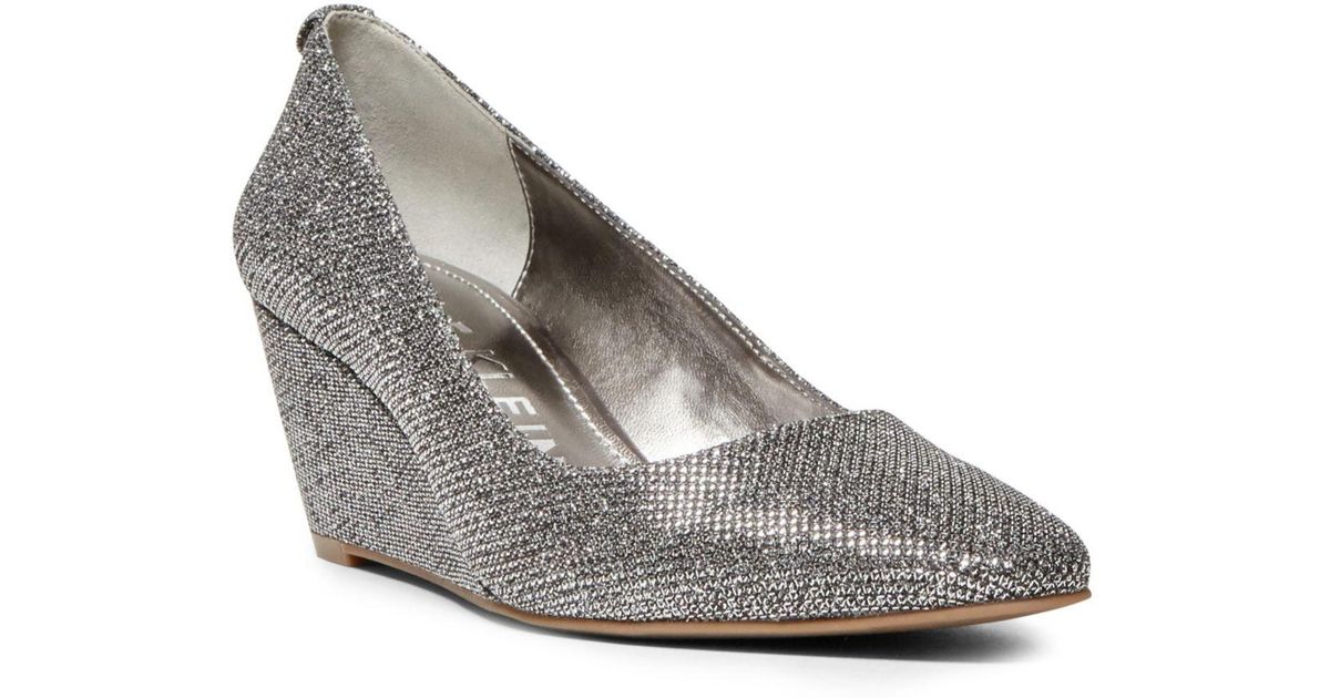anne klein isley wedge pumps