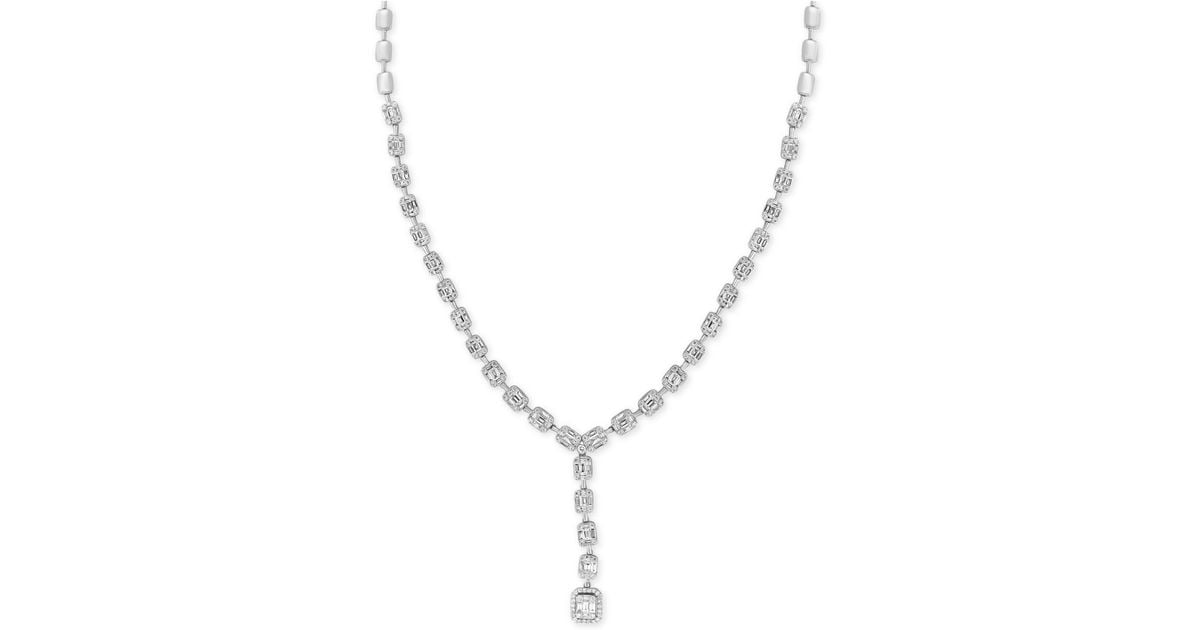 Effy Collection Effy® Hematian Diamond Beaded Baguette Cluster 16 ...