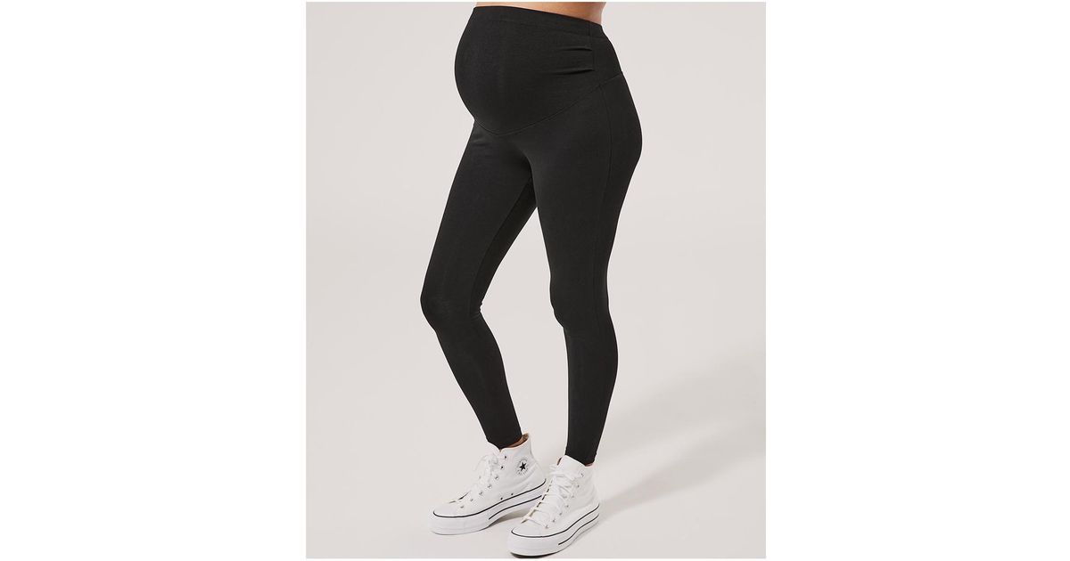 Pact Maternity Go-to legging Made With Organic Cotton in Black