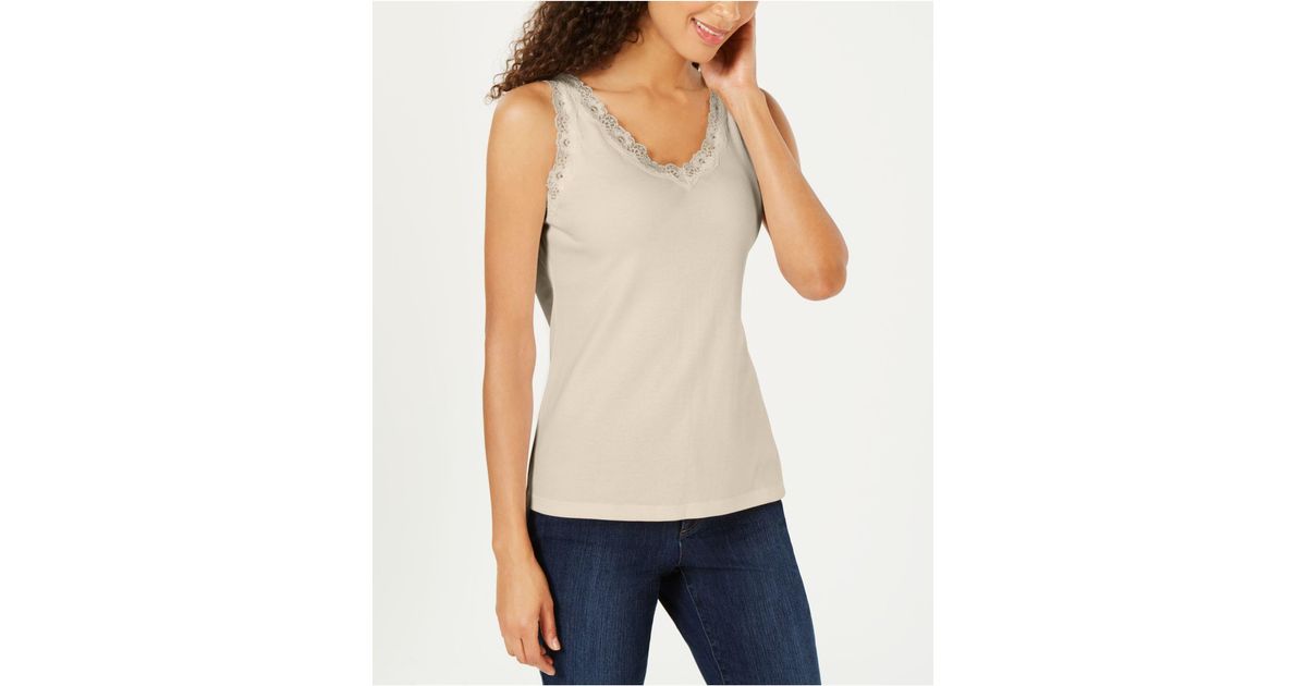 macy's ladies petite tops