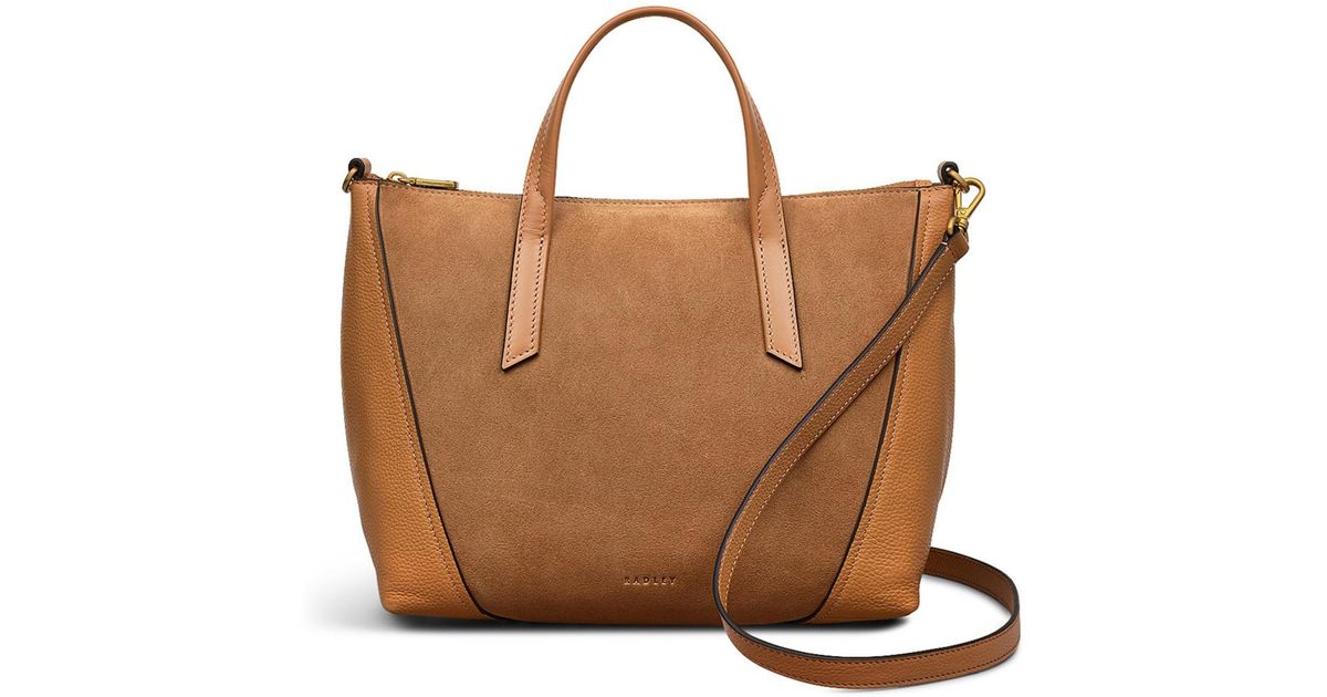 Radley Kendal Terrace Medium Zip Top Grab Bag in Brown | Lyst