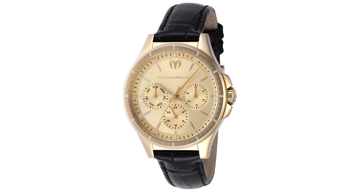 TechnoMarine Tm-822060 Moonsun Quartz Chronograph in Metallic | Lyst