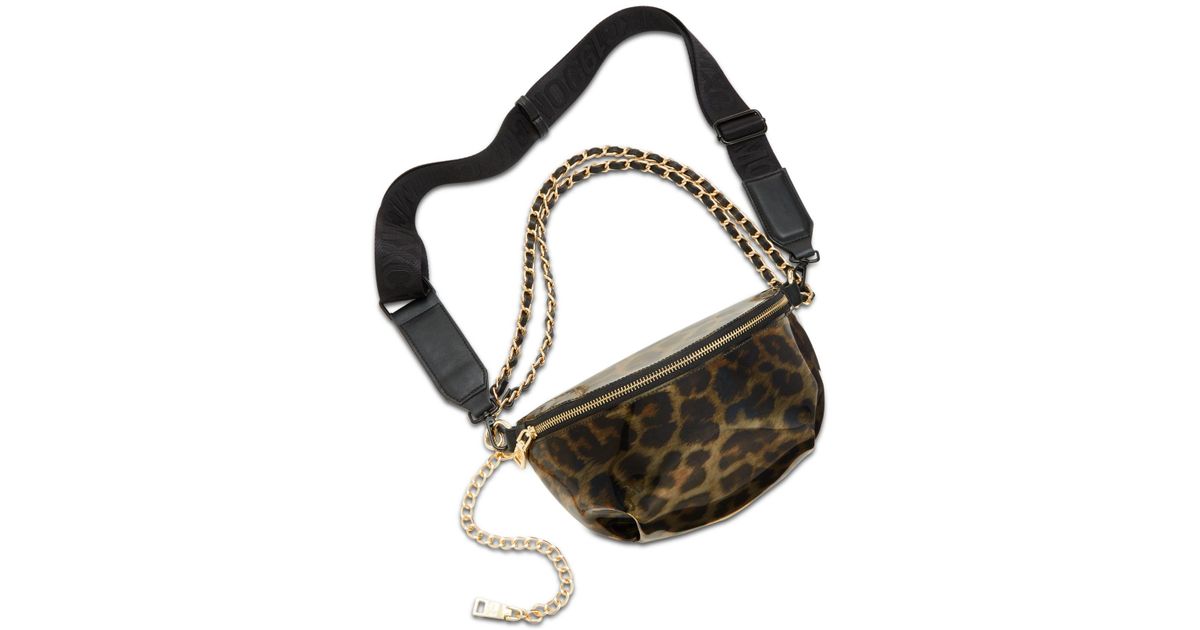 steve madden animal print fanny pack