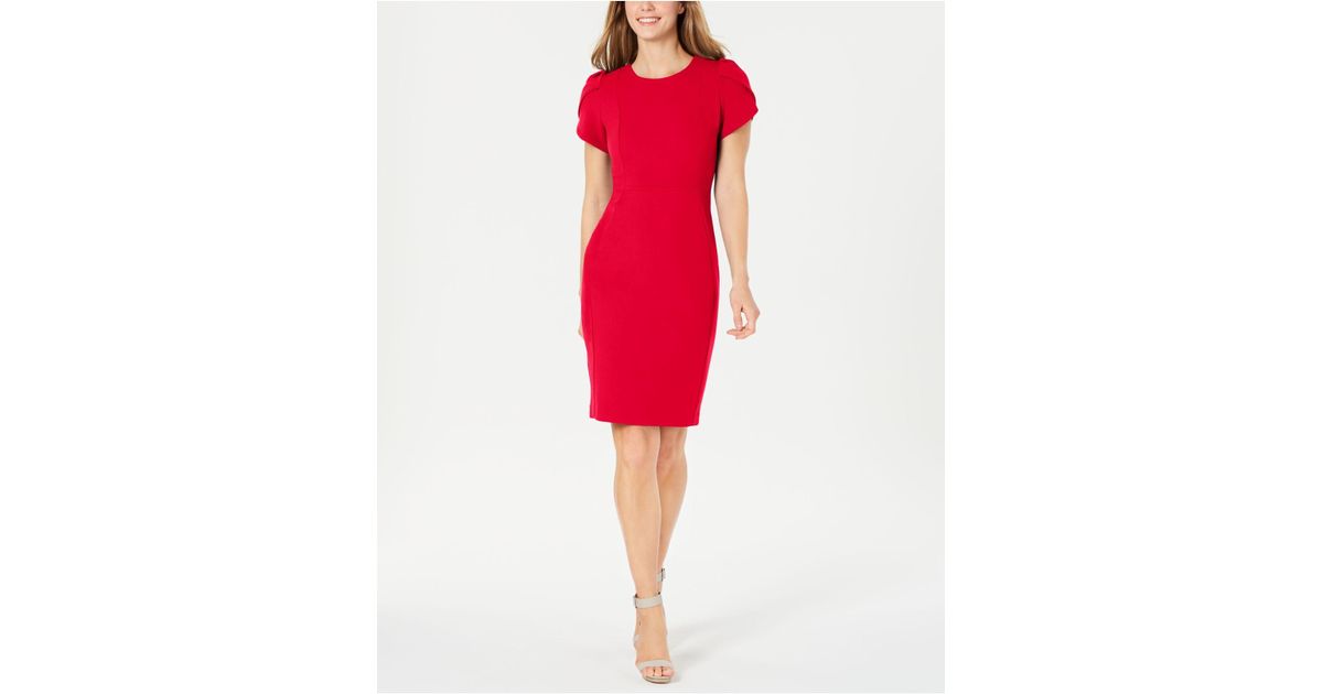 Calvin klein red gown Clearance