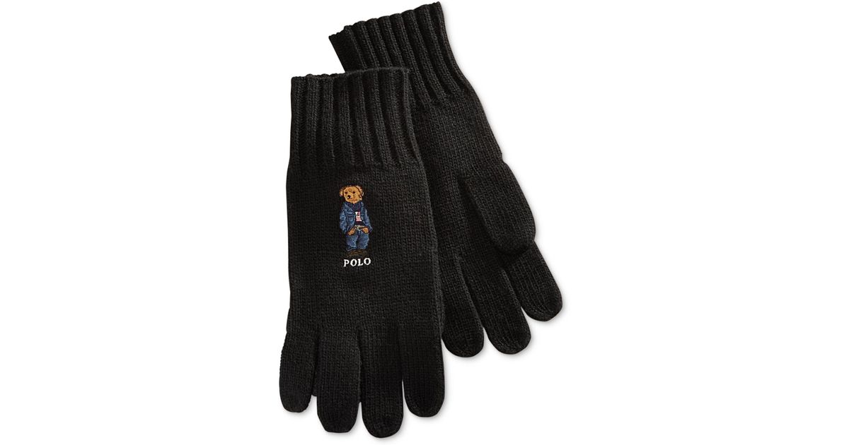 polo bear gloves