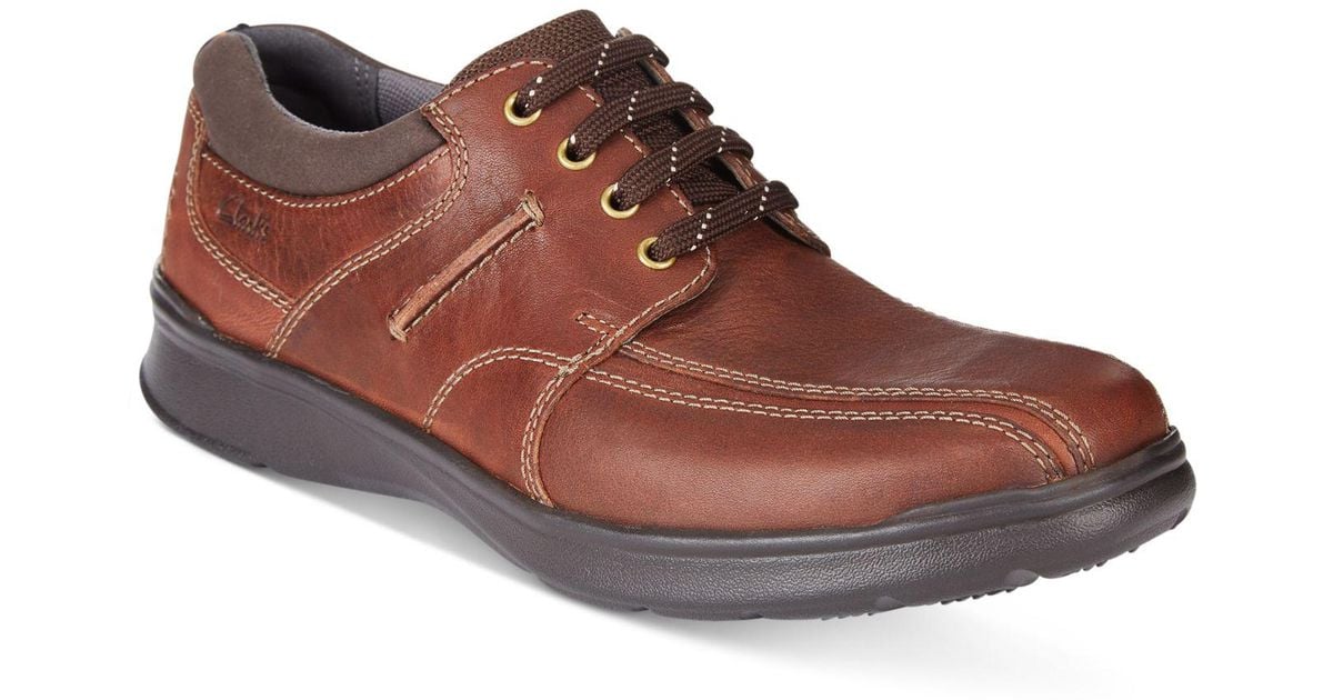 Clarks Leather Men's Cotrell Walk Shoes in Tobacco (Brown) for Men - Lyst