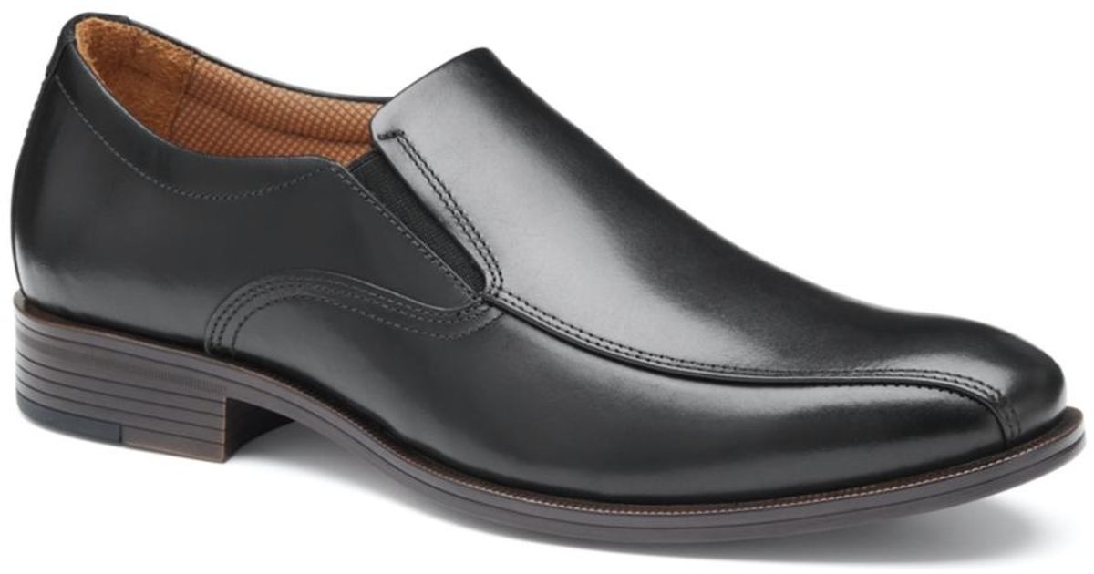 Johnston & Murphy Reeve Run-off Loafer in Black for Men | Lyst