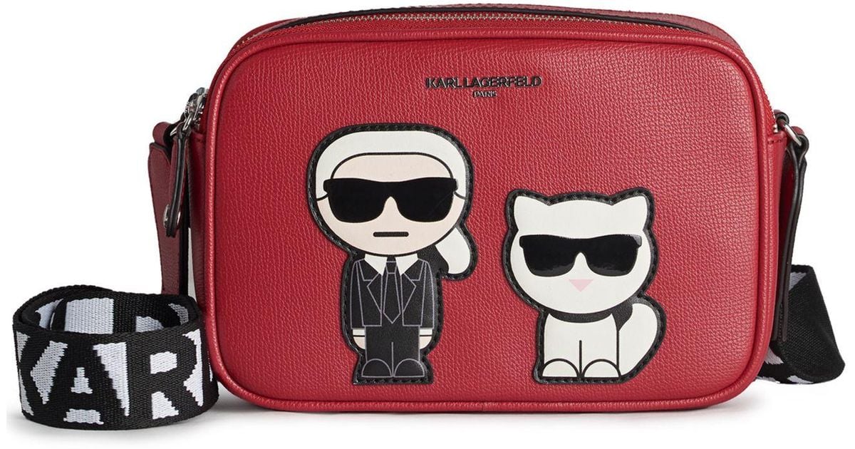 Karl Lagerfeld Maybelle Camera Crossbody in Red Lyst