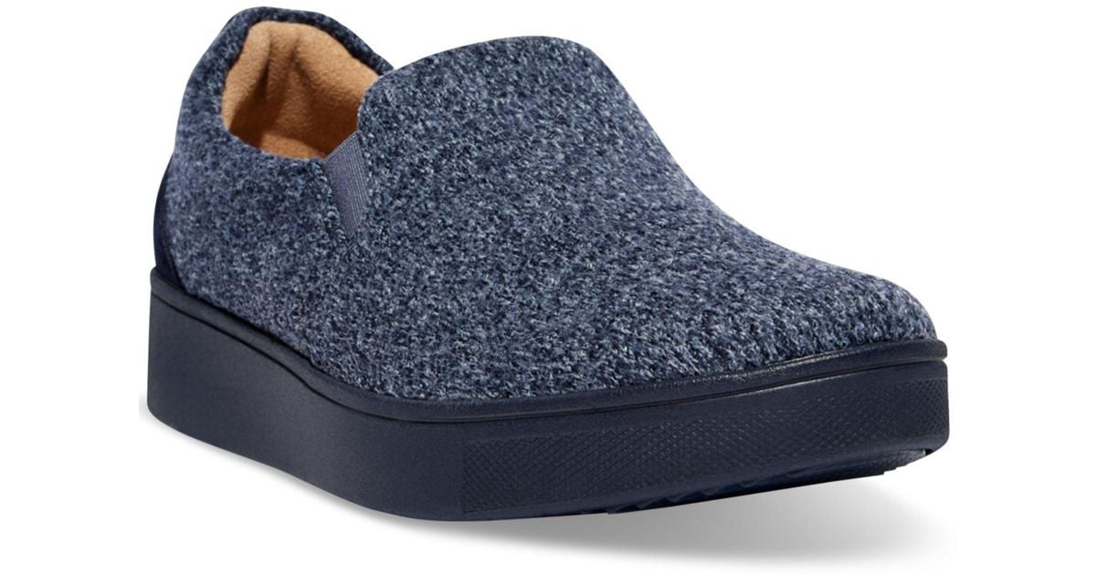 fitflop rally slip on sneakers