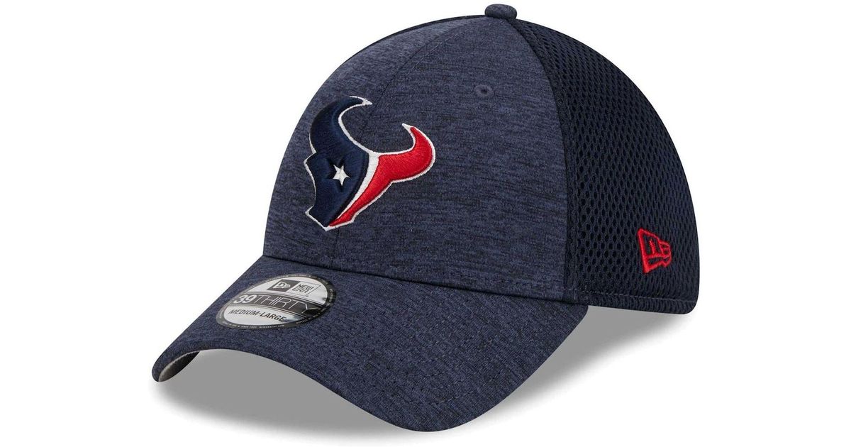 KTZ Navy Houston Texans 39thirty Flex Hat in Blue for Men