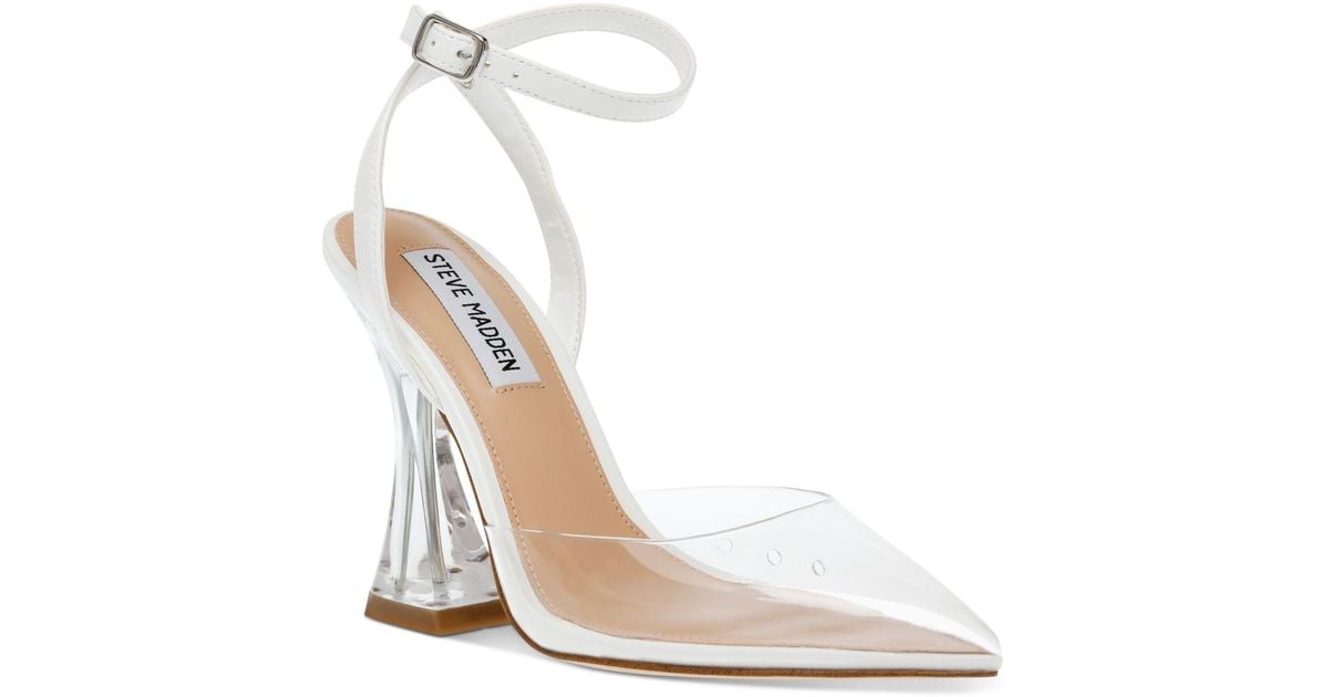 Steve Madden Zelie Vinyl Twopiece Pumps Lyst