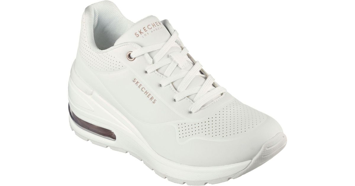 Skechers Million Air - Elevated Air Wedge Casual Sneakers From Finish ...