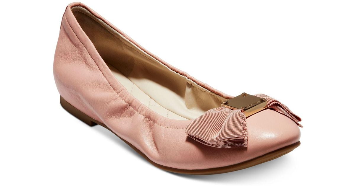 cole haan tali bow ballet