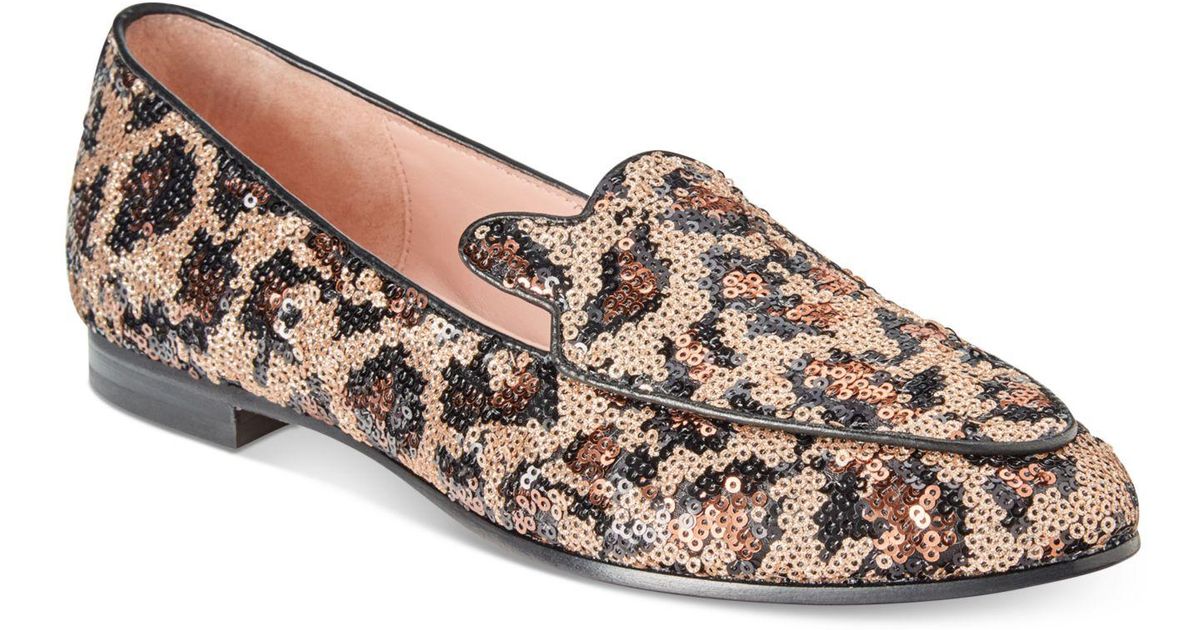 kate spade leopard flats