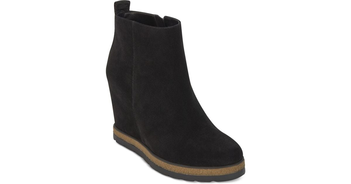 dkny wedge booties