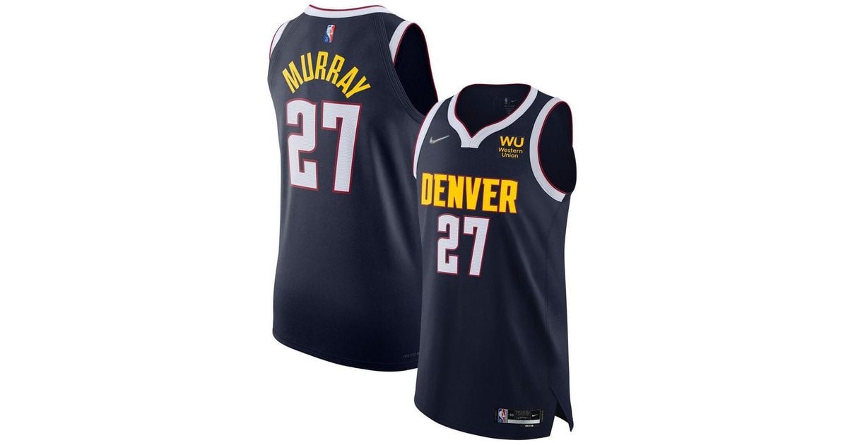 Nike Jamal Murray Navy Denver Nuggets 2021/22 Diamond Authentic Jersey