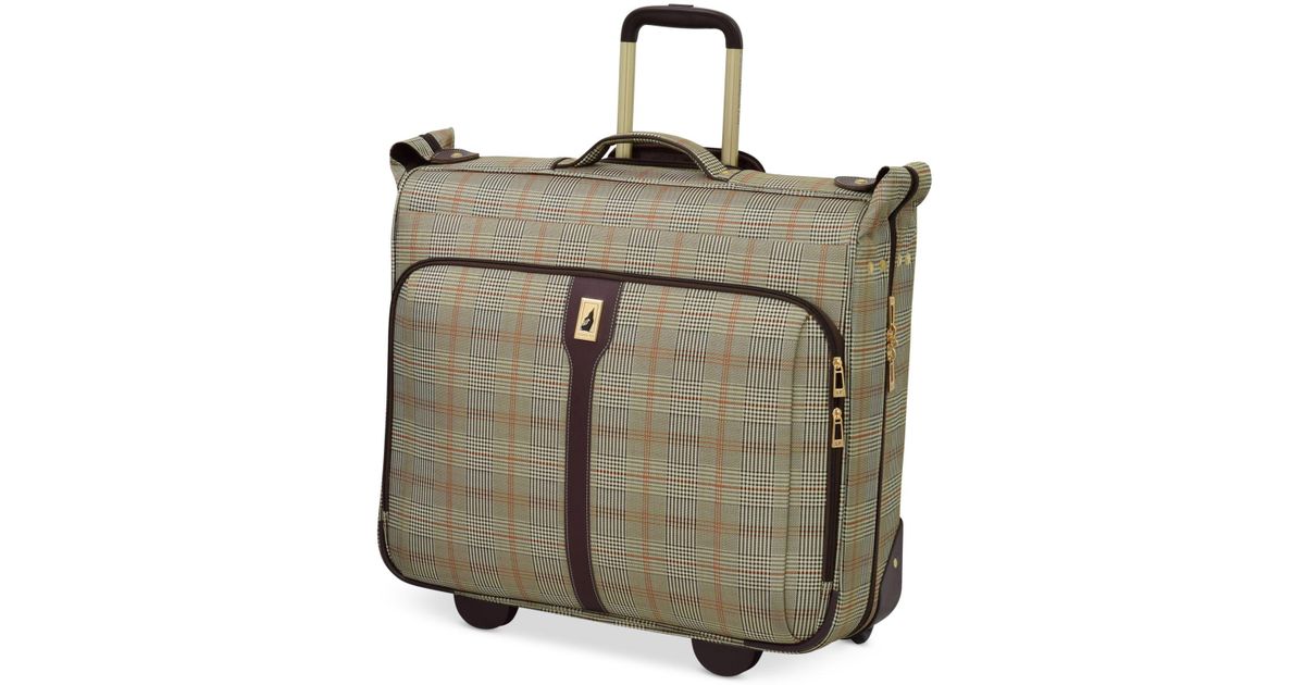London Fog Brown Knightsbridge 44 Rolling Garment Bag London Fog Brown Knightsbridge 44 Rolling Garment Bag